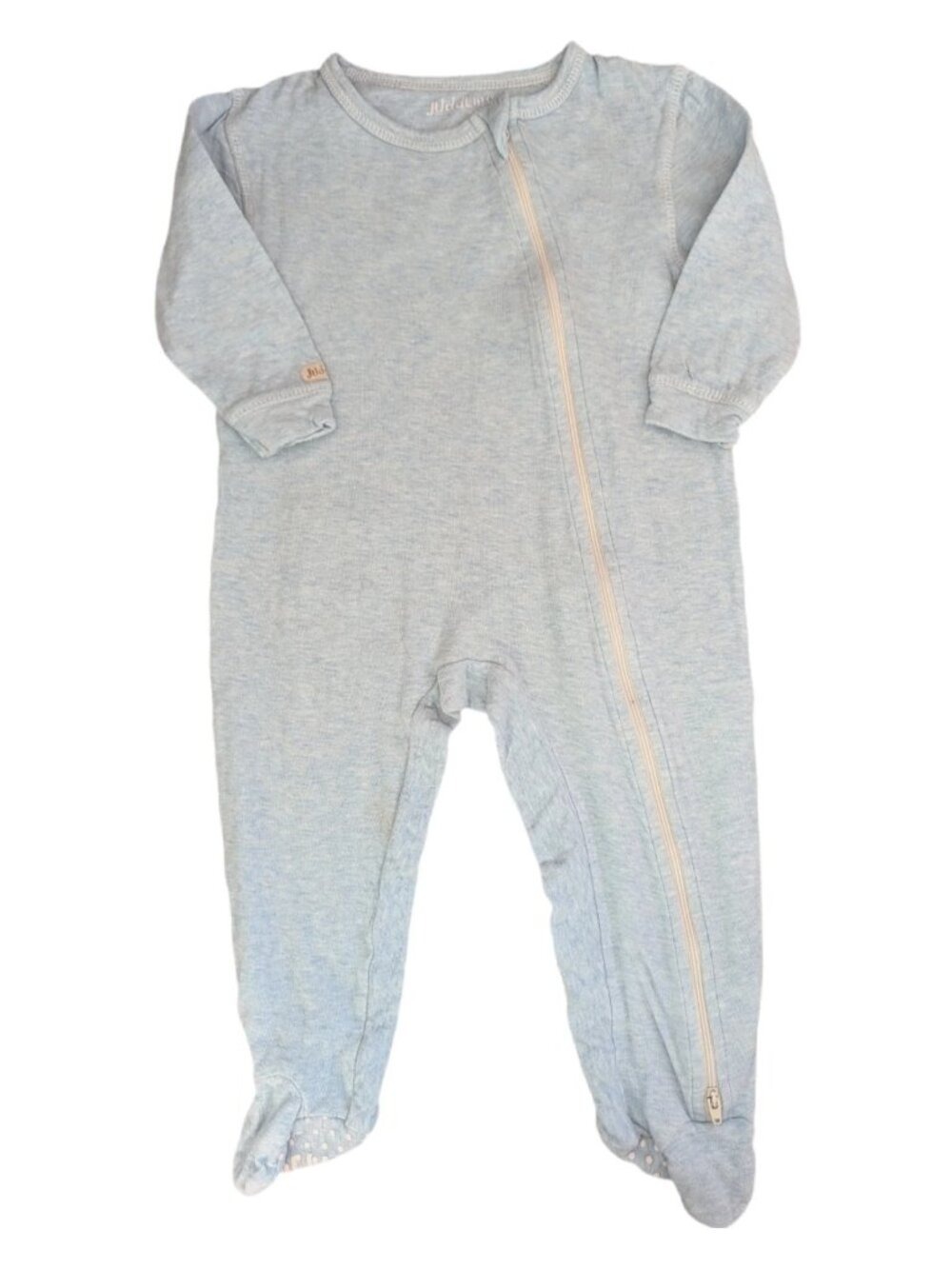 Juddlies Blue Footie Cotton Baby Boys Sleeper 18-24m‎